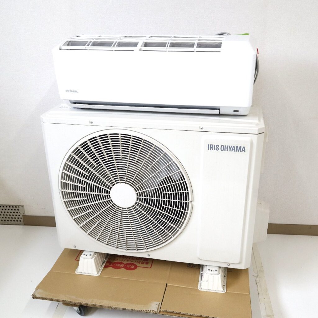 IRIS OHYAMA エアコン 室内機 IHF-5606G 室外機 IHR-5606G 18畳用 アイリスオーヤマ 2022年製