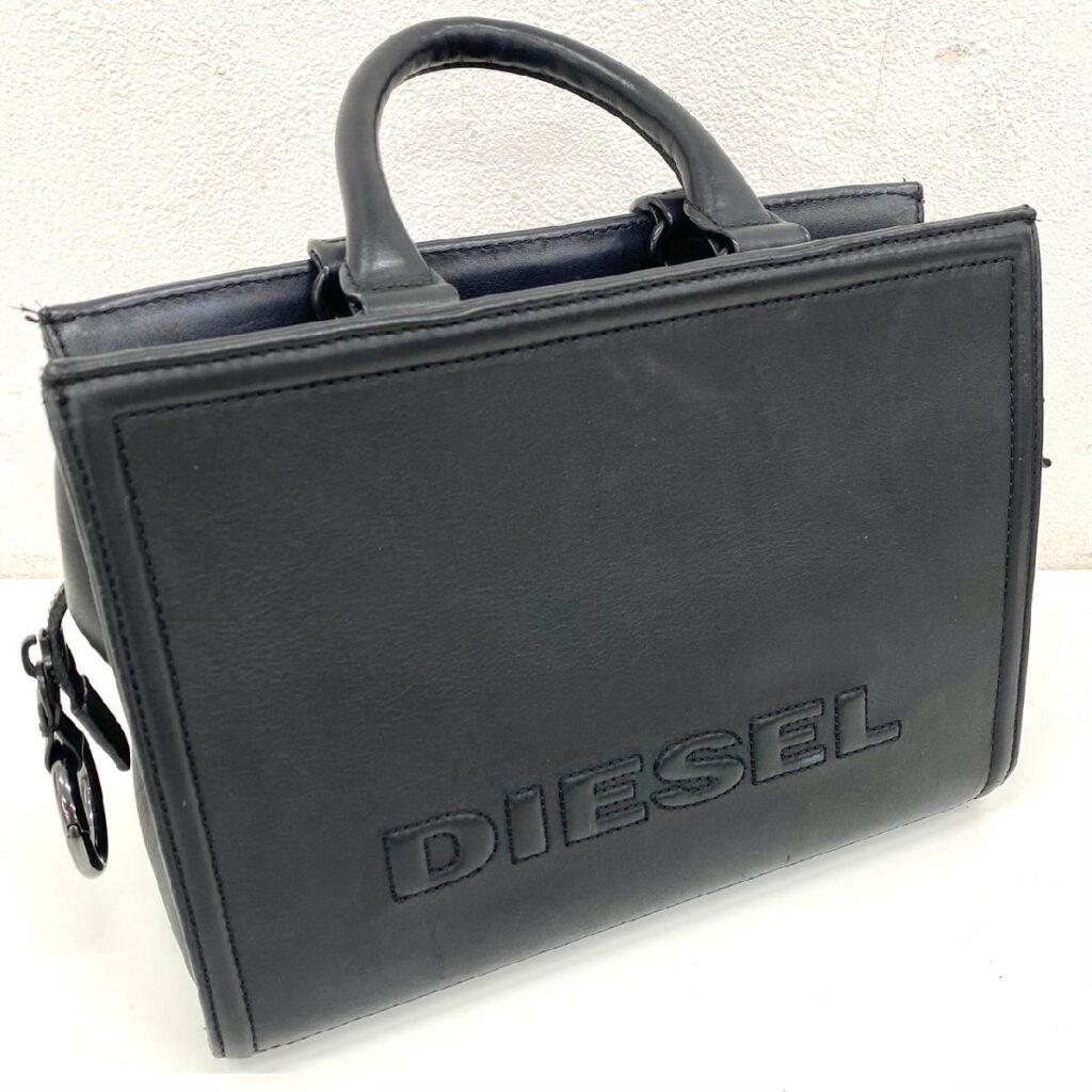 DIESEL PIRITE RN93243/CA25594 ディーゼル ハンドバッグ サッチェルバッグ レザー ブラック