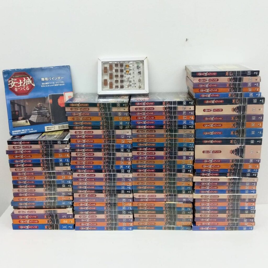 週刊 DeAGOSTINI ディアゴスティーニ 安土城を作る 1/90 まとめ 1~110 模型 プラモデル