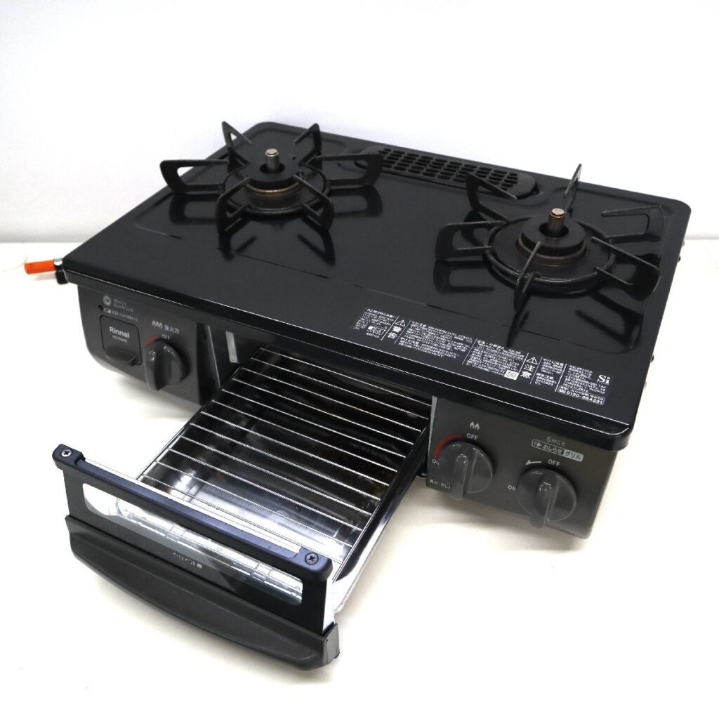 Rinnai グリル付ガステーブル KG35NBKL LPガス用 2024年製 リンナイ