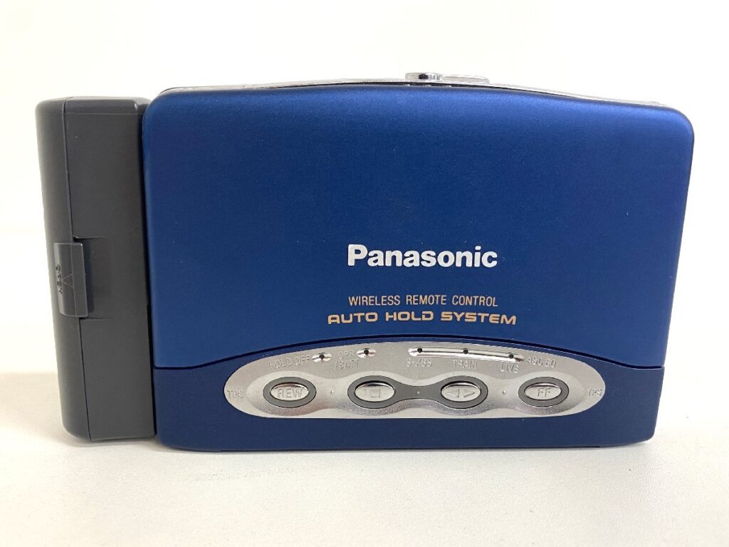 Panasonic ポータブルカセットプレイヤー S-XBS RQ-S95 ブルー パナソニック オーディオ機器