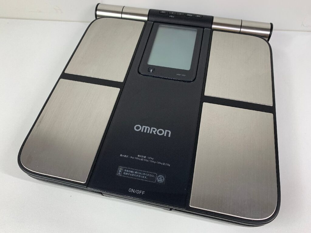 OmRon 体重計 HBF-702T オムロン カラダスキャン 体重体組成計 両手両足測定 Bluetooth通信機能搭載