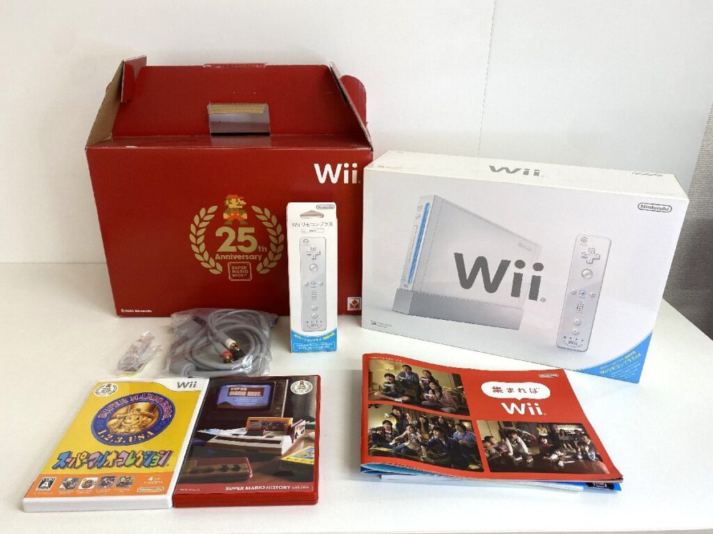 Nintendo Wii スーパーマリオブラザーズ 25周年 25th Anniversary 本体 RVL-001 任天堂 限定版 ゲーム機