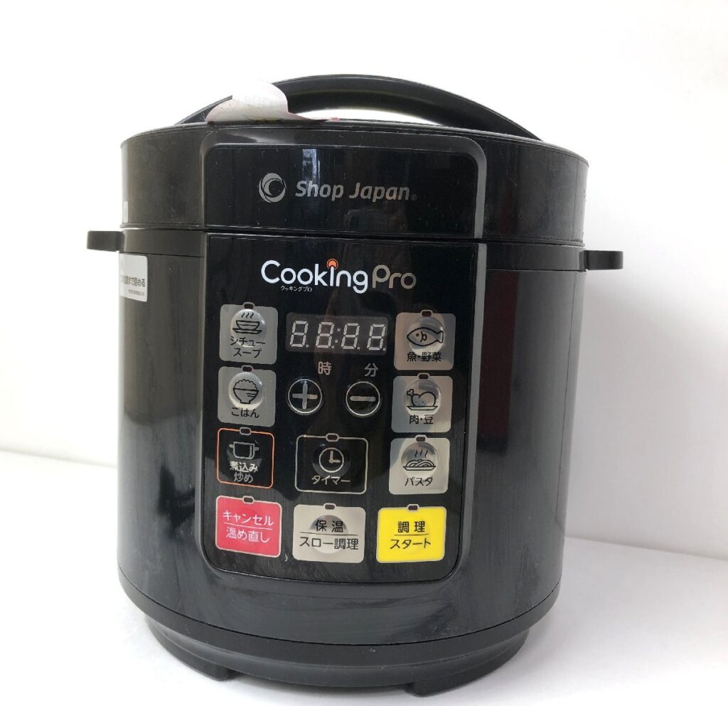 SHOP JAPAN COOKINGPRO SC-30SA-J03-BK ショップジャパン クッキングプロ 電気圧力鍋