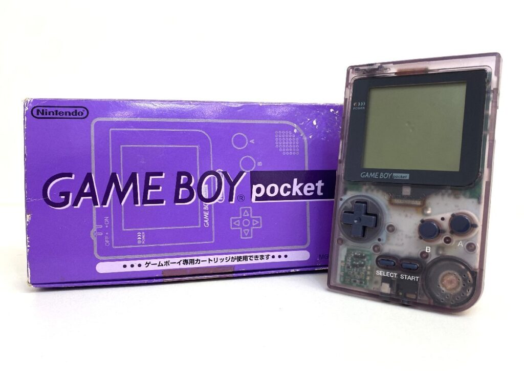 Nintendo GAMEBOY pocket 本体 クリアパープル MGB-001 任天堂 ゲームボーイポケット ゲーム機