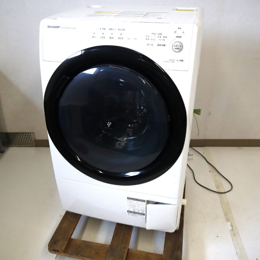 SHARP ドラム式電気洗濯乾燥機 ES-S7E-WR 2020年製 シャープ