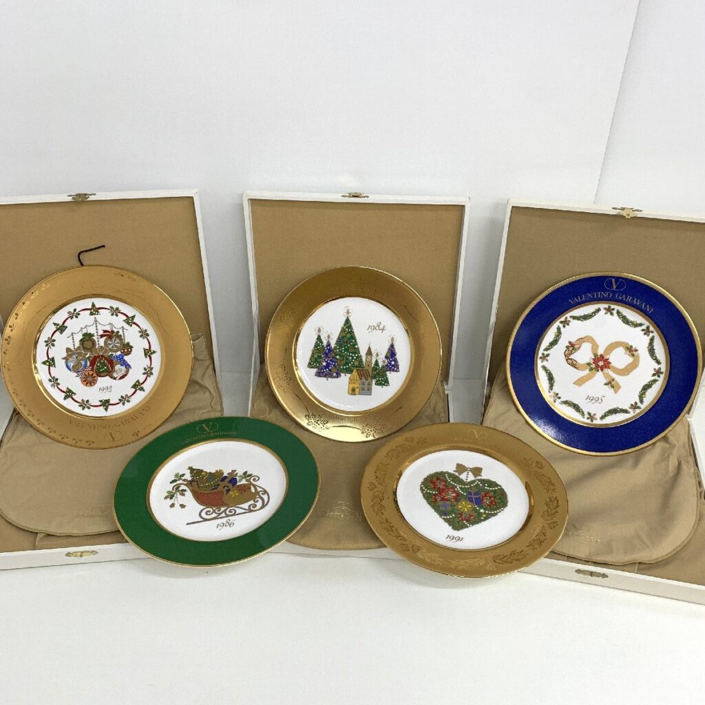 VALENTINO GARAVANI クリスマスプレート 5枚セット ヴァレンチノ ガラヴァーニ 食器