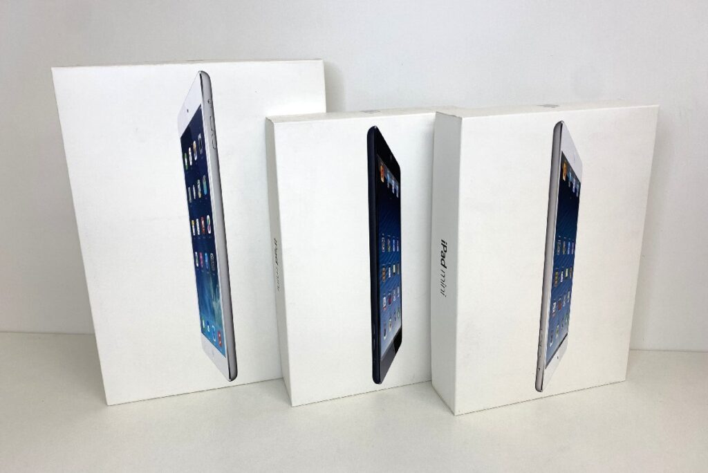 Apple iPad Air 第1世代 A1474 128GB シルバー iPad mini 第1世代 A1432 ブラック ホワイト 3台 まとめ売り タブレット