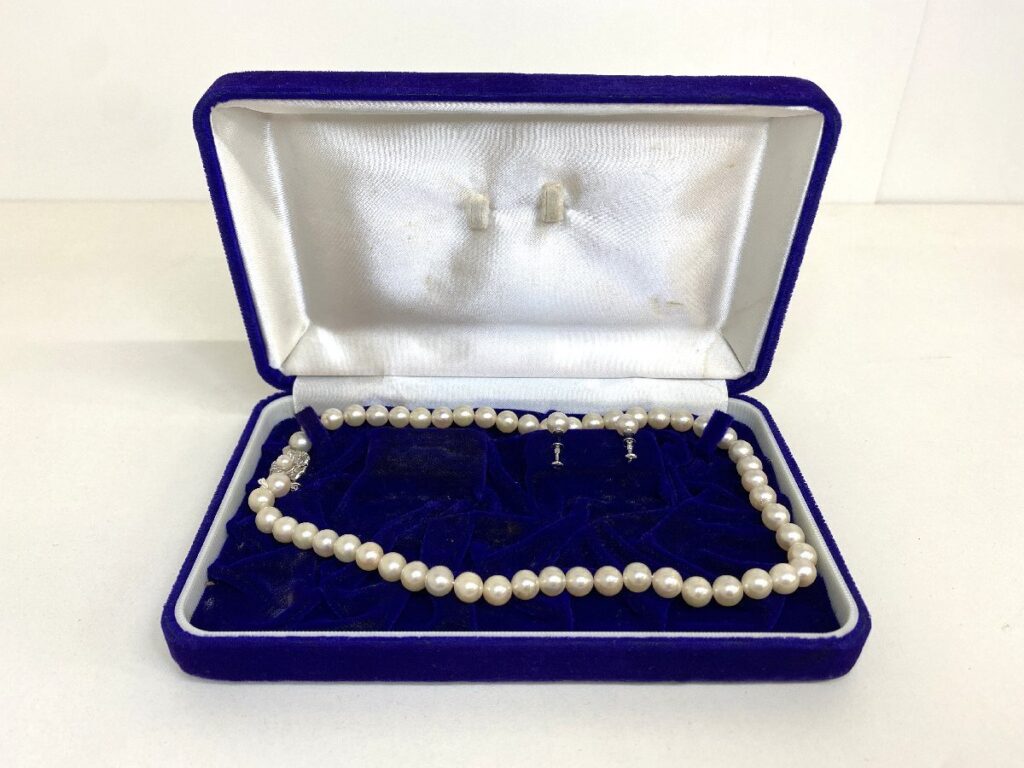 真珠 ネックレス ピアス SILVER シルバー アクセサリー 計39g