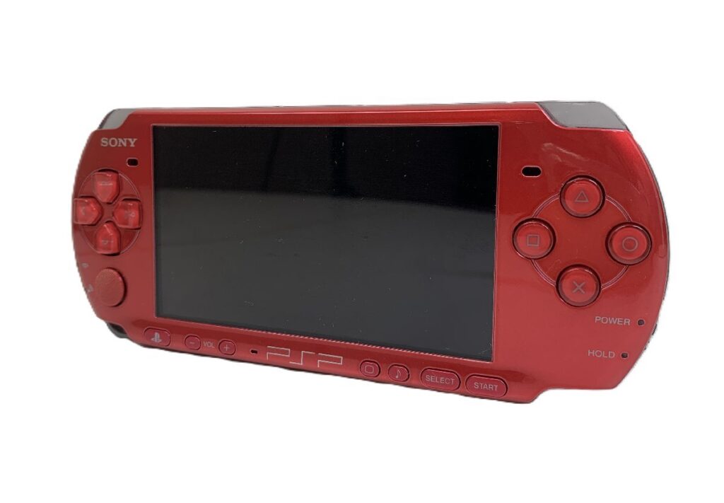 SONY PlayStation Portable PSP-3000 ソニー プレイステーション ポータブル 本体 レッド ケース付