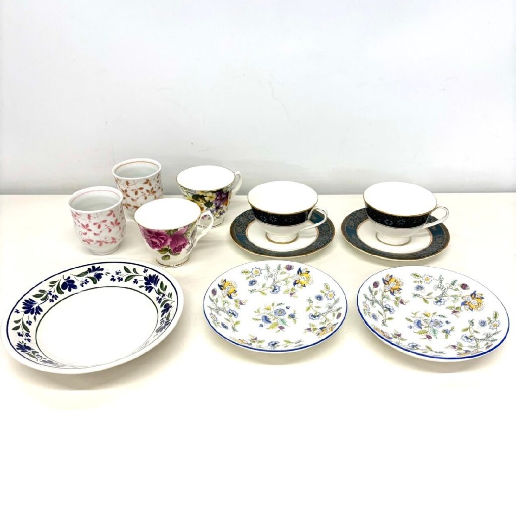 ブランド食器 まとめ売り MINTON Churchill ティーカップ＆ソーサー 平皿 湯呑 洋食器 ミントン チャーチル