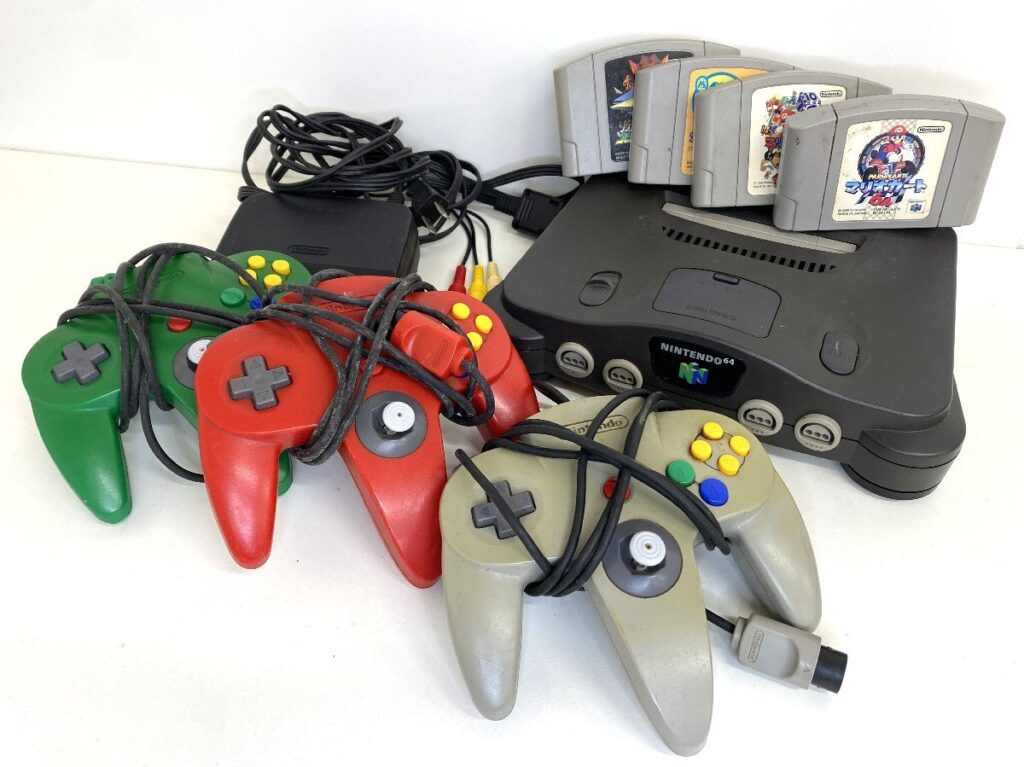 Nintendo64 本体 NUS-001 N64 ゲームソフト付き 任天堂 ニンテンドー64 ゲーム機