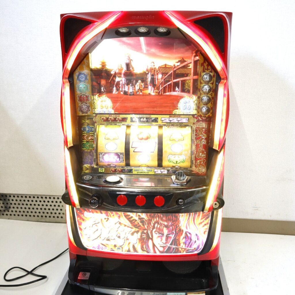 ニューギン スロット台 花の慶次～天に愛されし漢～W コイン不要機