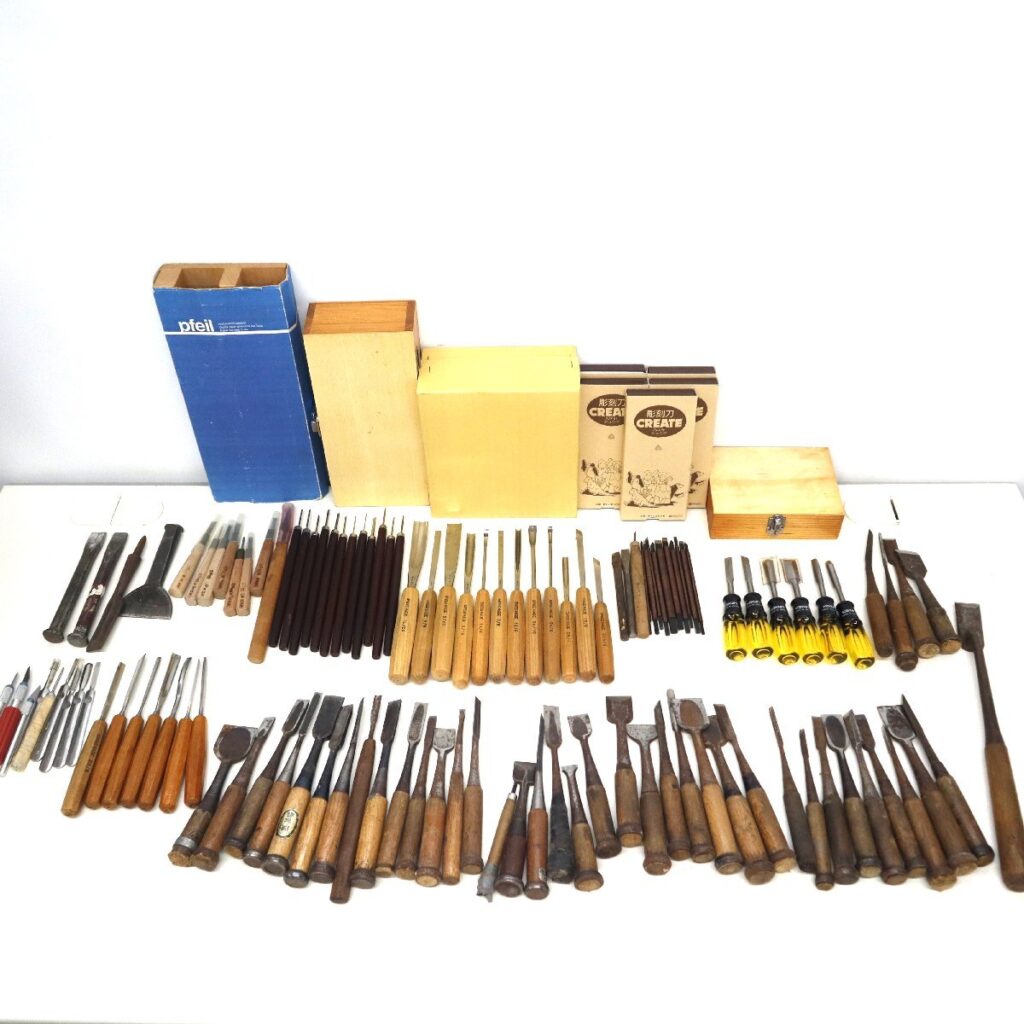 大工道具 ノミ 彫刻刀 まとめ 詳細不明