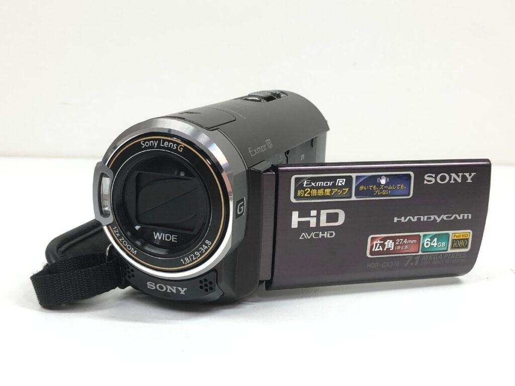 SONY HANDYCAM デジタルビデオカメラ HDR-CX370V ソニー ハンディカム ボルドーブラウン