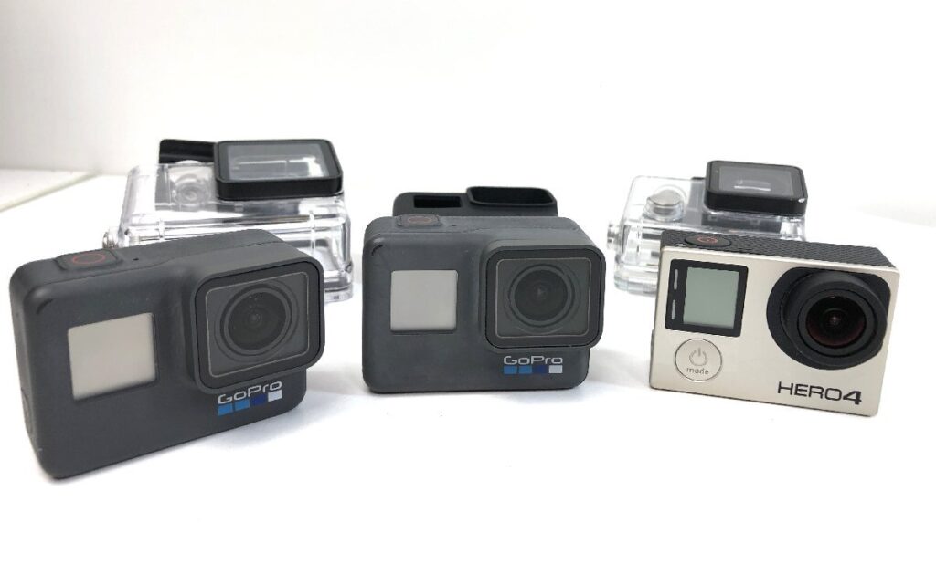 GoPro 3点 まとめ GoPro HERO4 1点/GoPro HERO6 2点 その他アクセサリー類