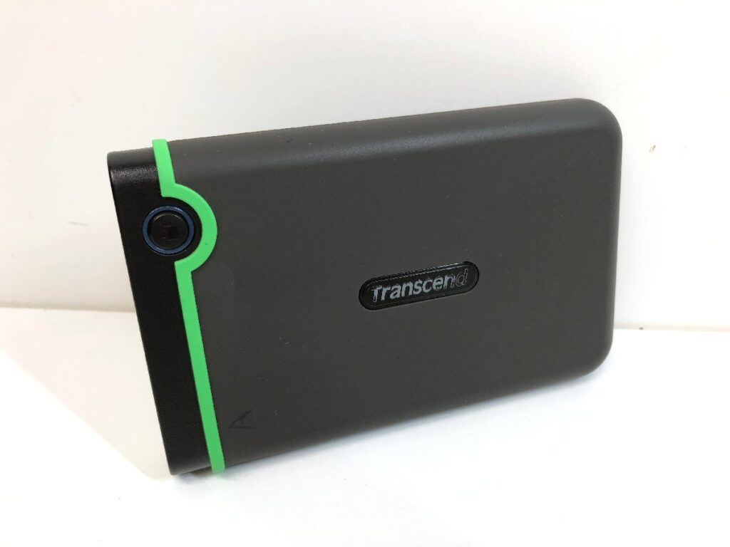Transcend ポータブル ハードディスクドライブ TS2TSJ25M3 トランセンド HDD 2TB USB3.1 耐衝撃 2017年製 スリムタイプ