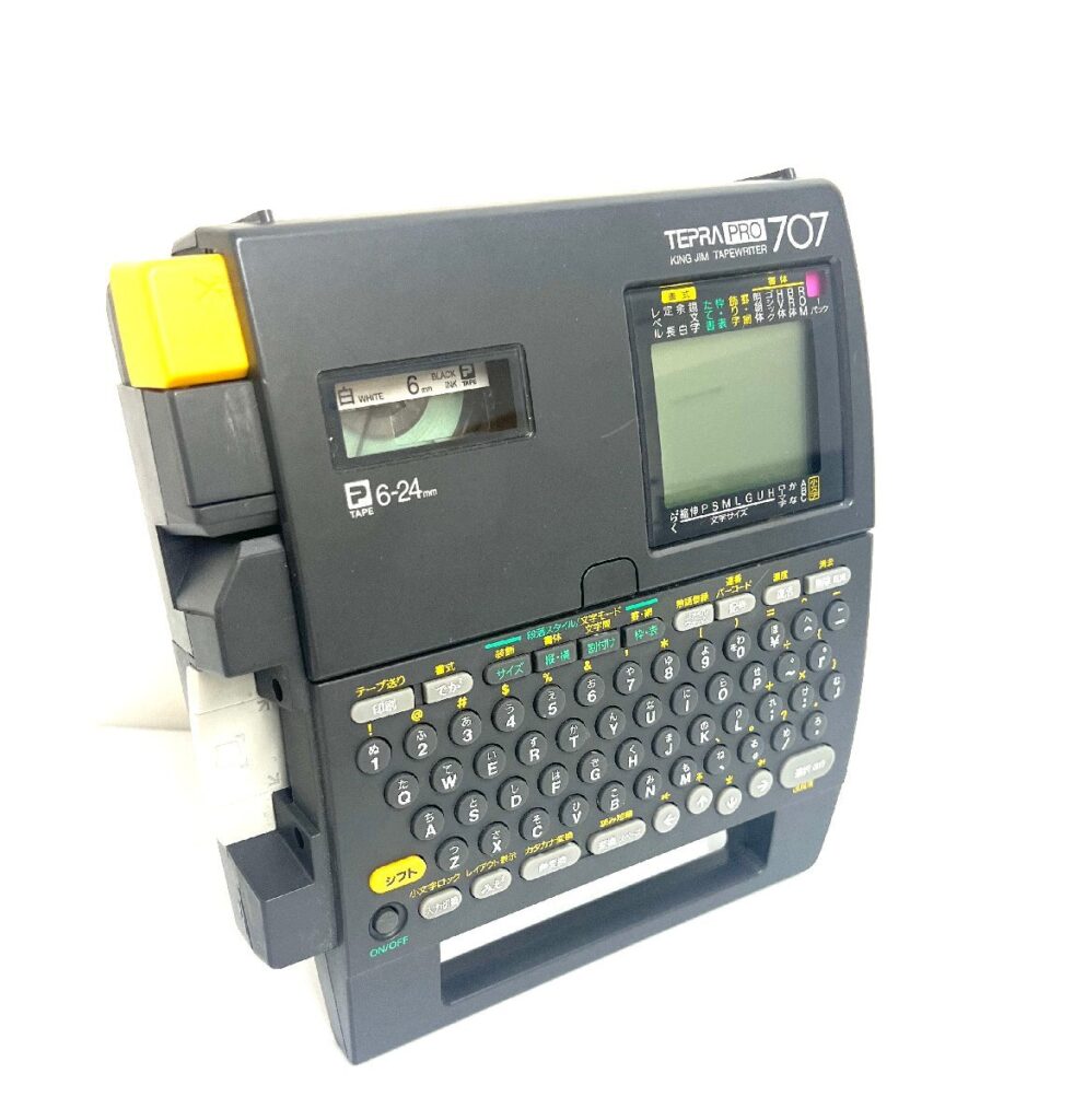 KING JIM キングジム テプラ TEPRA PRO SR707 テープライター