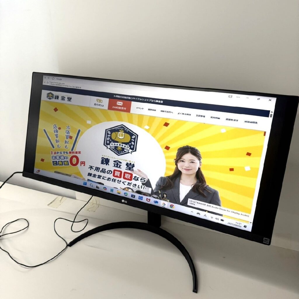 LG モニター ディスプレイ 34WP550-B 34インチ 2021年製 平面ウルトラワイド