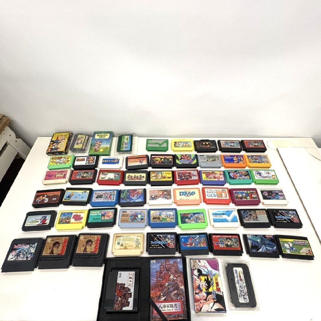 Nintendo ファミコンソフト まとめ 計54個 仮面ライダー倶楽部 ドラゴンボール マリオオープンゴルフ 他
