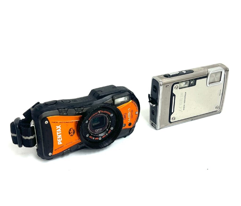 OLYMPUS オリンパス u1030SW PENTAX ペンタックス WG-1 コンパクトデジタルカメラ 2点