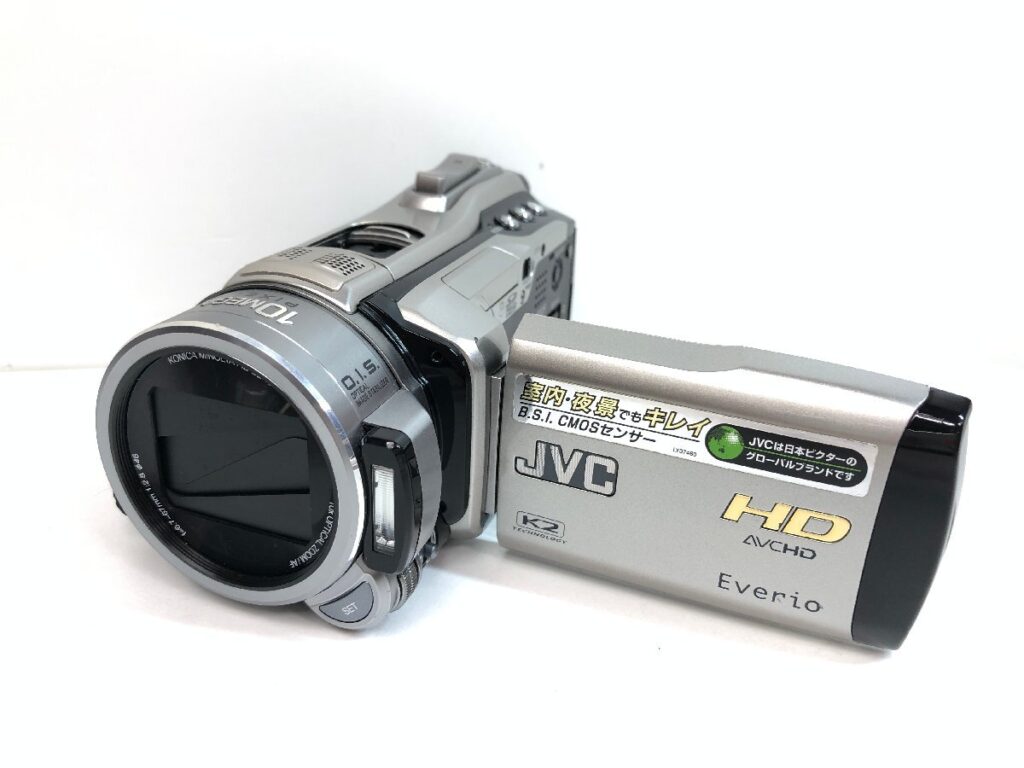 JVC Everio ビデオカメラ GZ-HM1-S ジェーブイシー エブリオ リモコン2個付