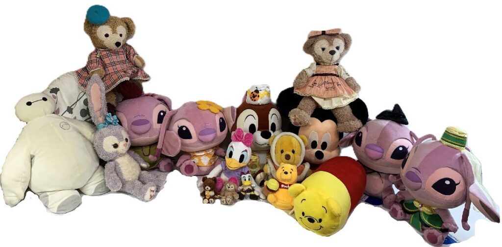 DISNEY ぬいぐるみまとめ 18点 ディズニー ミッキー/エンジェル/シェリーメイなど