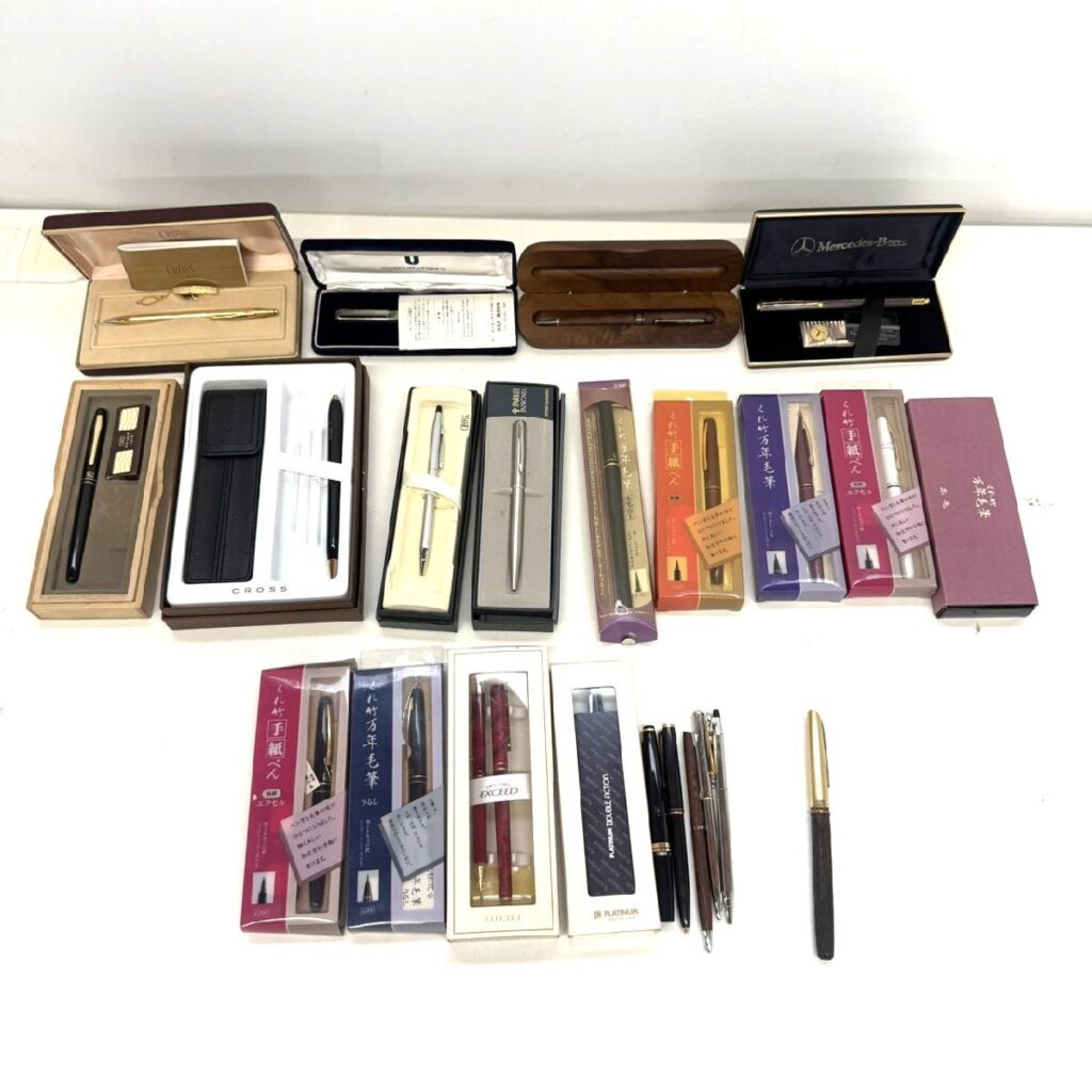 万年筆 ペン 24個 まとめ ペン先18K 筆記用具 プラチナム PLAINNUM
