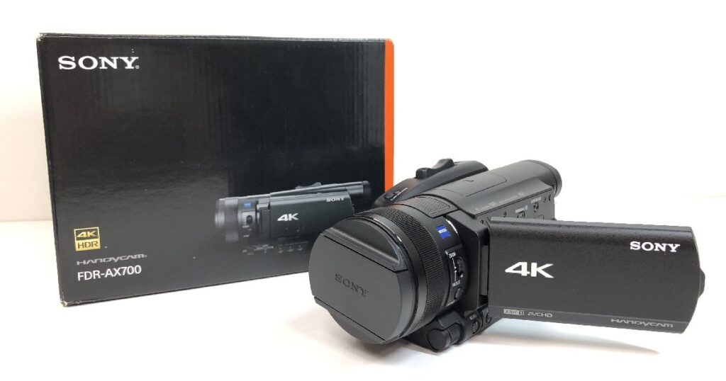 SONY 4K HANDYCAM デジタルビデオカメラ FDR-AX700 ソニー ビデオカメラ ハンディカム 2018年製 箱付