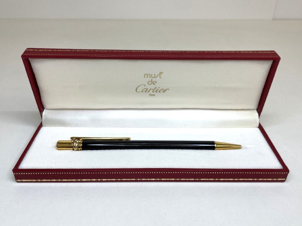 Cartier カルティエ ボールペン ゴールド ブラック