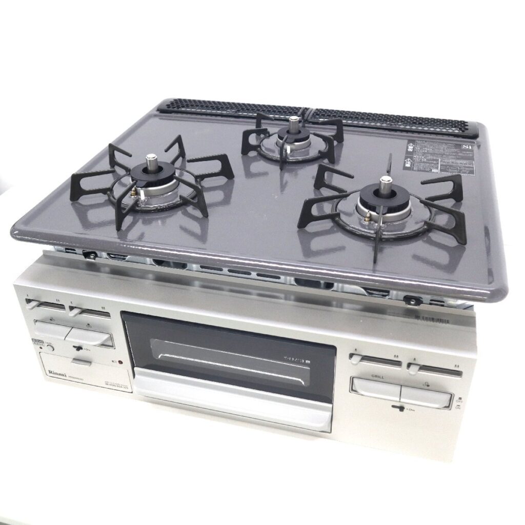 Rinnai ビルトインコンロ 3口 RB32AM5H2SVW LPガス用 2024年製 コンロ リンナイ