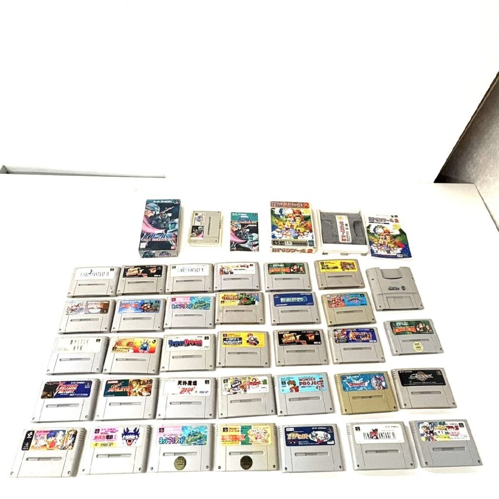 Nintendo スーパーファミコンソフト まとめ 計36個 ファイナルファンタジー ドンキーコング スーパーマリオワールド 他