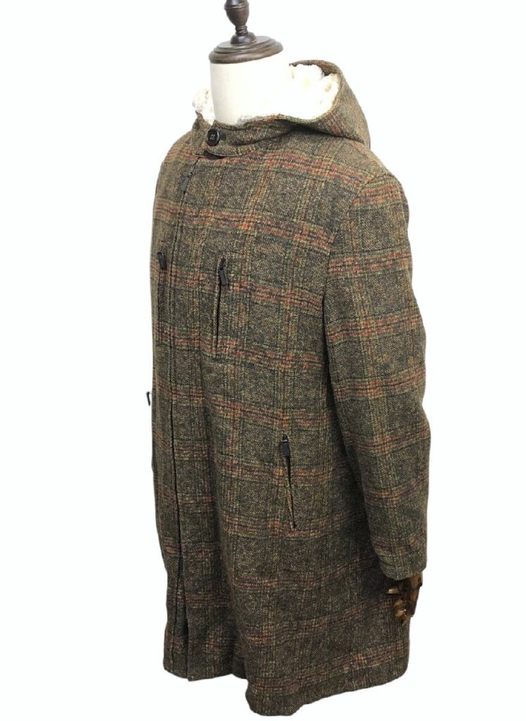 ETRO Milano ムートンコート Mサイズ エトロ ウール ツイード コート