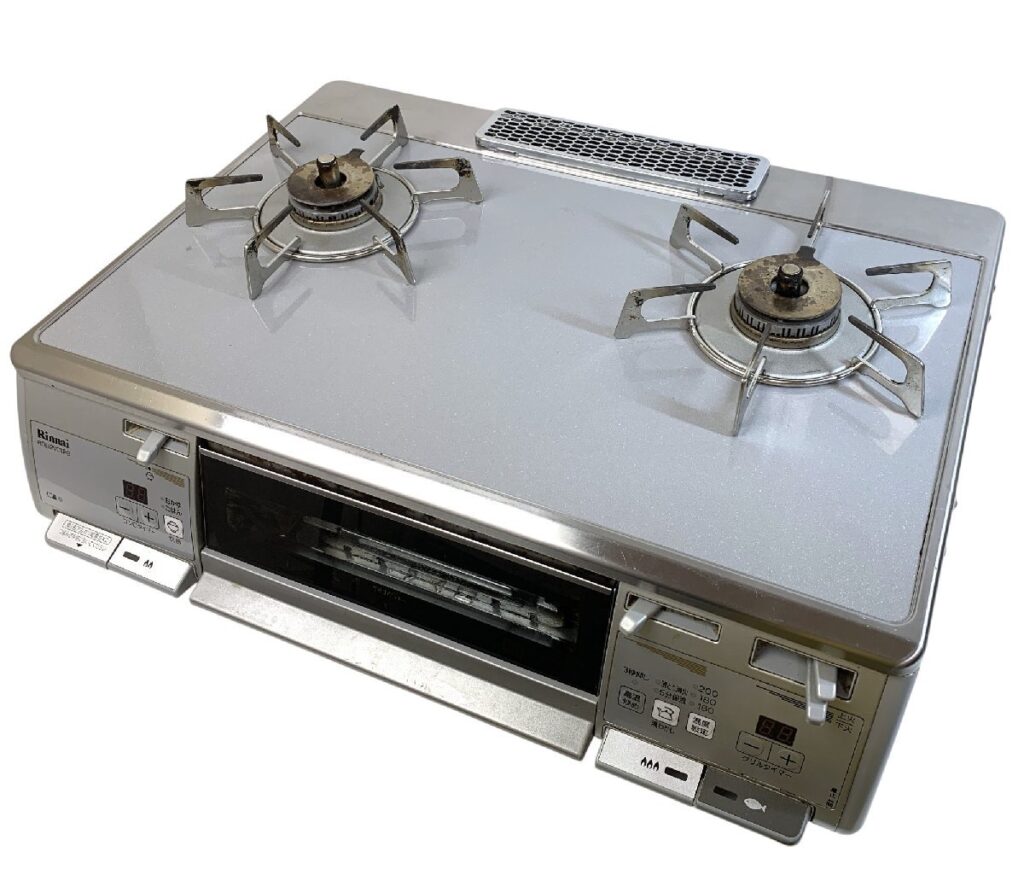 Rinnai ガスコンロ RTS62WKR-R 都市ガス ガラストップコンロ RTE62VCTPG ガステーブル キッチン 家電