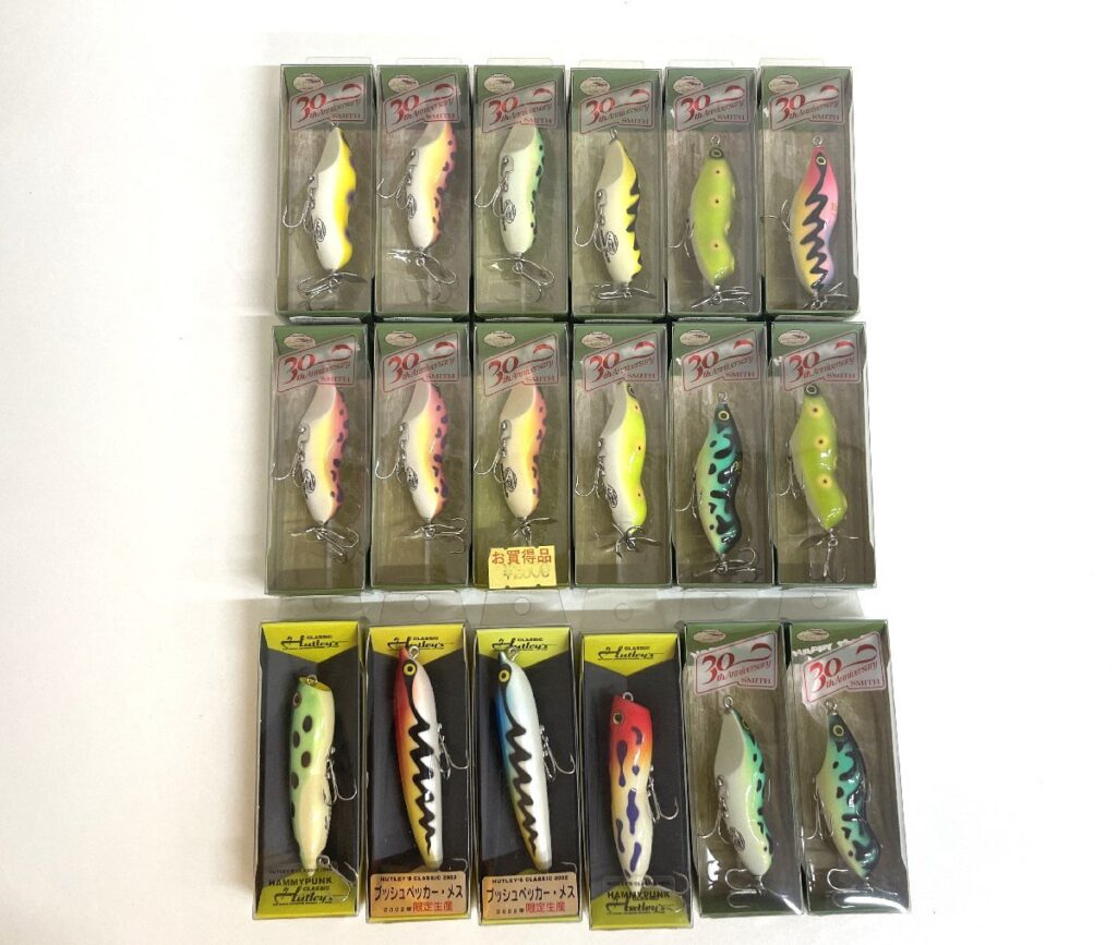 HUTLEY‘S CLASSIC 18個セット ハトリーズ ヘミーパンク ブッシュペッカー・メス ハッピーモール ルアー 釣り具