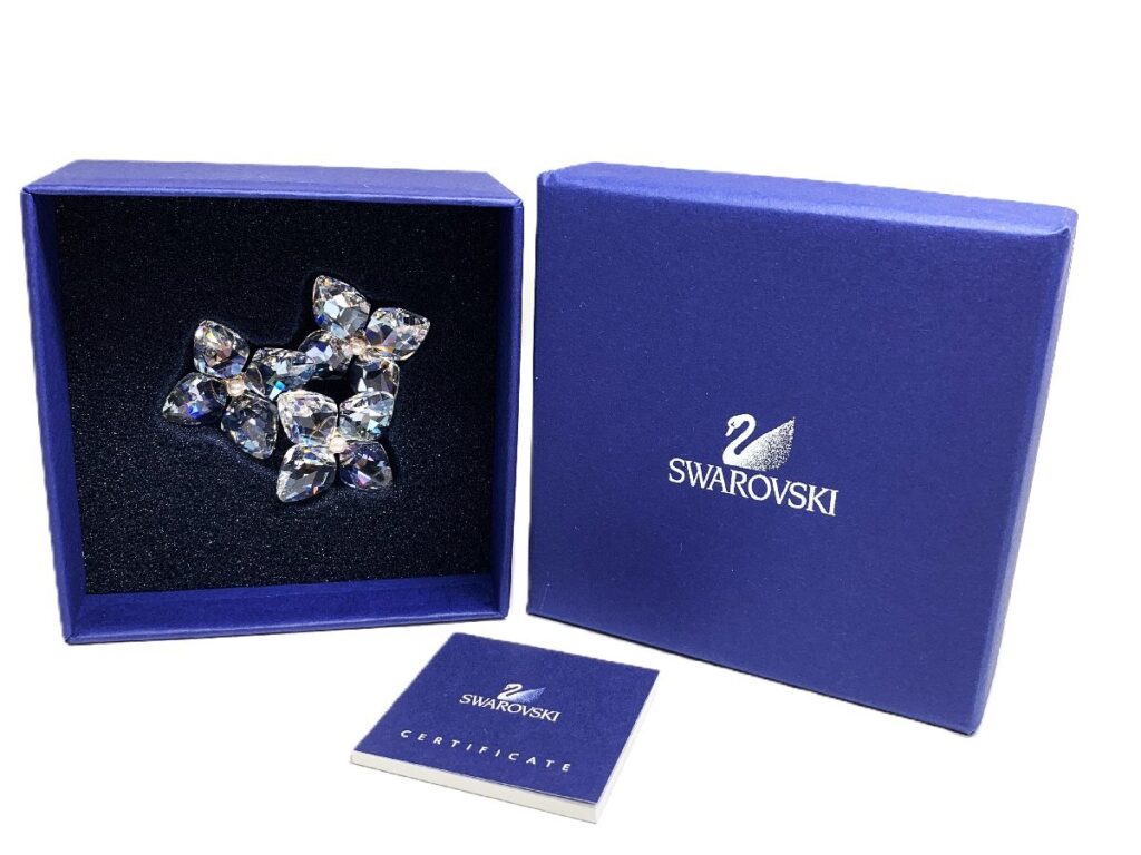 SWAROVSKI スワロフスキー 西洋アジサイ クリスタル 置物