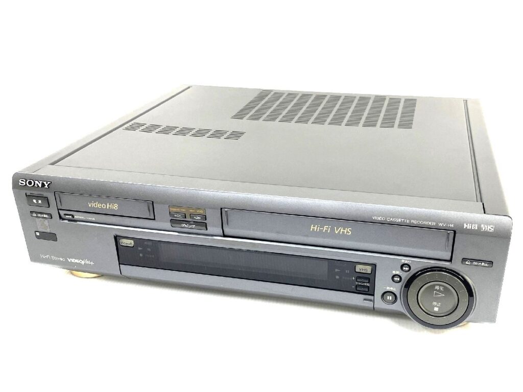 SONY Hi8+VHS WV-H4 ビデオカセットレコーダー ソニー ビデオデッキ 1997年製 映像機器