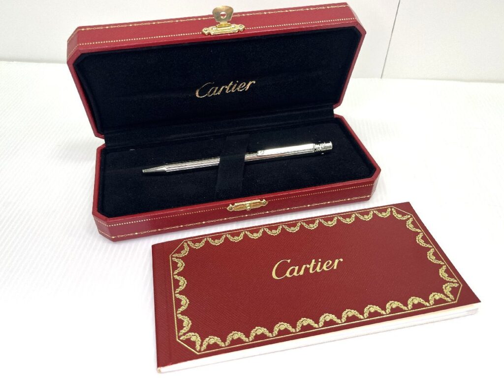 Santos de Cartier サントス・ドゥ・カルティエ ボールペン ケース付き 筆記用具