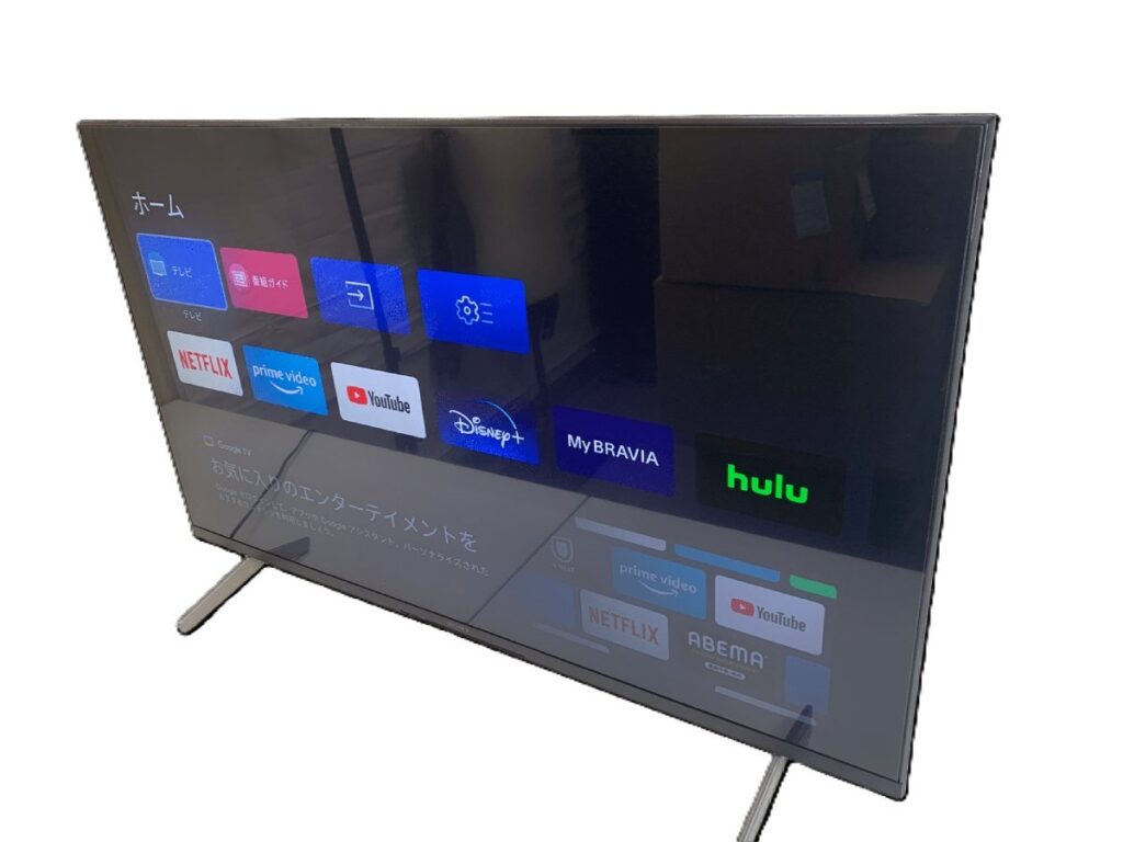 SONY BRAVIA 43インチ 4K液晶テレビ KJ-43X80WK 2022年製 ソニー ブラビア リモコン付