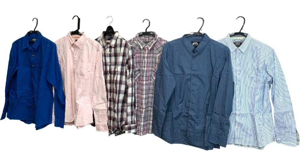 BEAMS 長袖シャツ 6点まとめ ビームス 男性用 メンズ サイズ：M/L チェッカー柄など