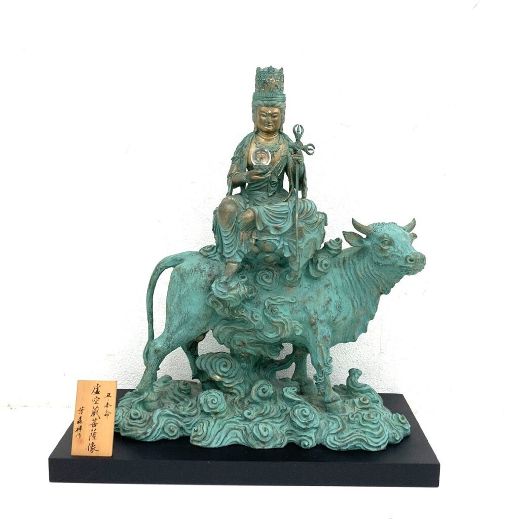 葉森祥作 虚空蔵菩薩像 高さ39cm