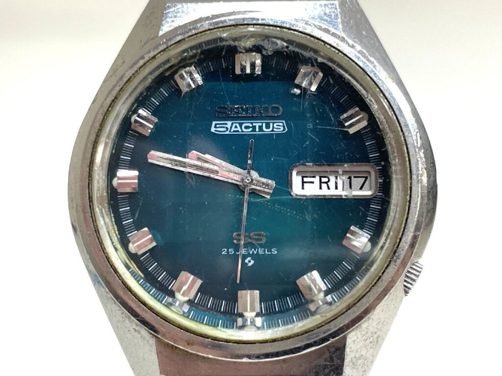 SEIKO 5ACTUS SS 6106-7690 セイコー アクタス デイデイト 25石 腕時計