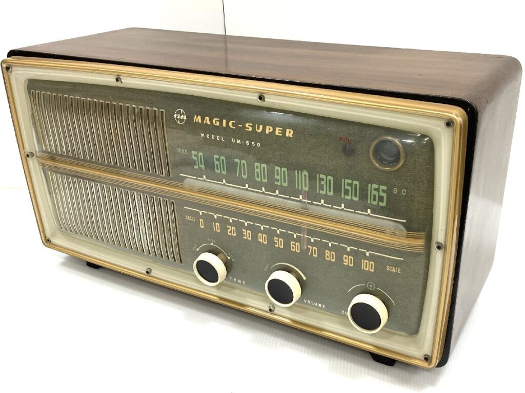 National MAGIC-SUPER RADIO UM-650 ナショナル 真空管 ラジオ アーディオ レトロ家電
