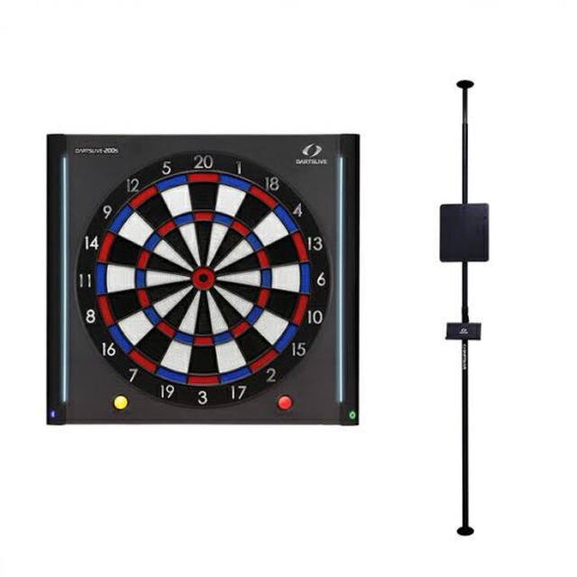 【2個口】【現状品】DARTSLIVE-200S スマートフォン連動ホームダーツ ダーツライブ ダーツボード