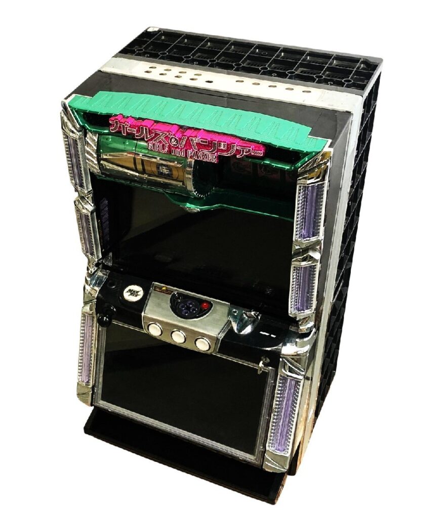 GIRLS und PANZER パチスロ実機 ガールズアンドパンツァー コイン不要機付 スロット