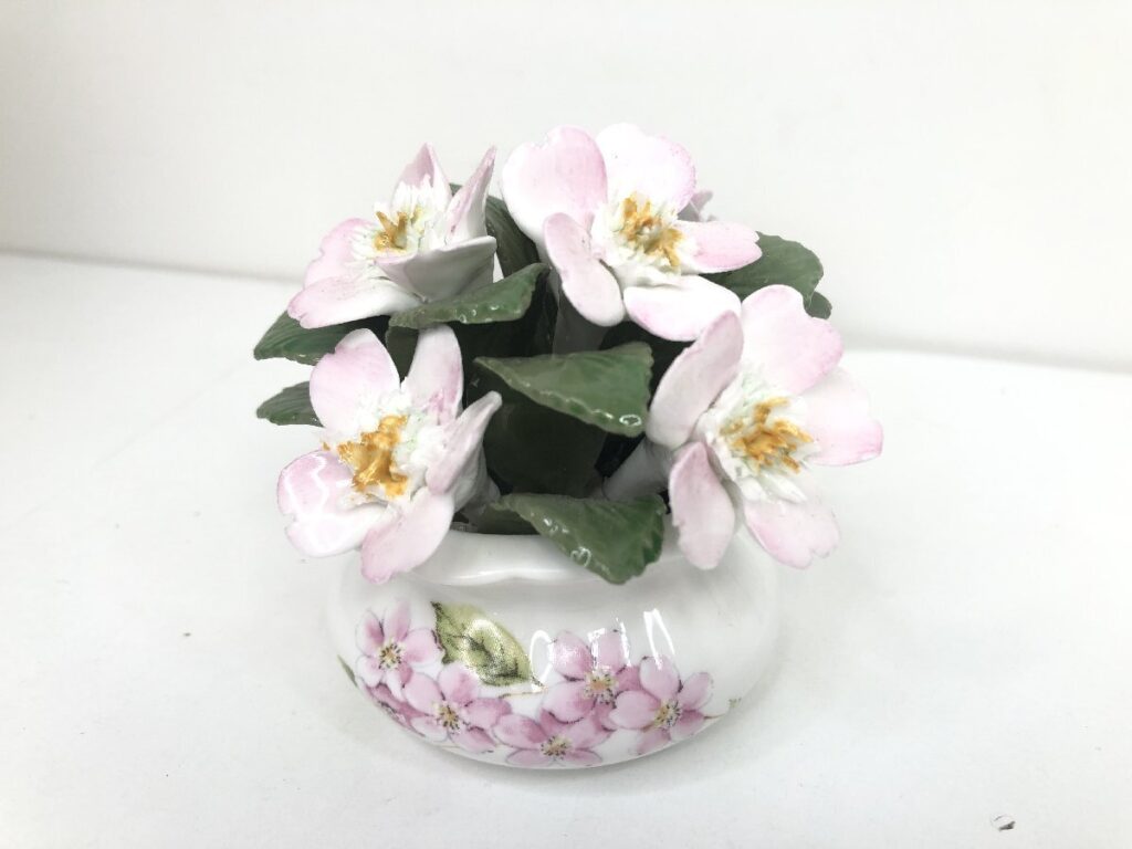 AYNSLEY チェリーブロッサム フローラルポット 陶花 エインズレイ Fine Bone China 食器