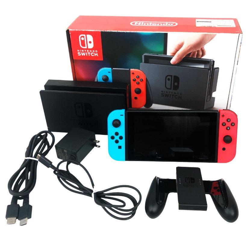 Nintendo Switch HAC-001 本体 箱付き ネオンブルー ネオンレッド ニンテンドー スイッチ 任天堂 ゲーム機