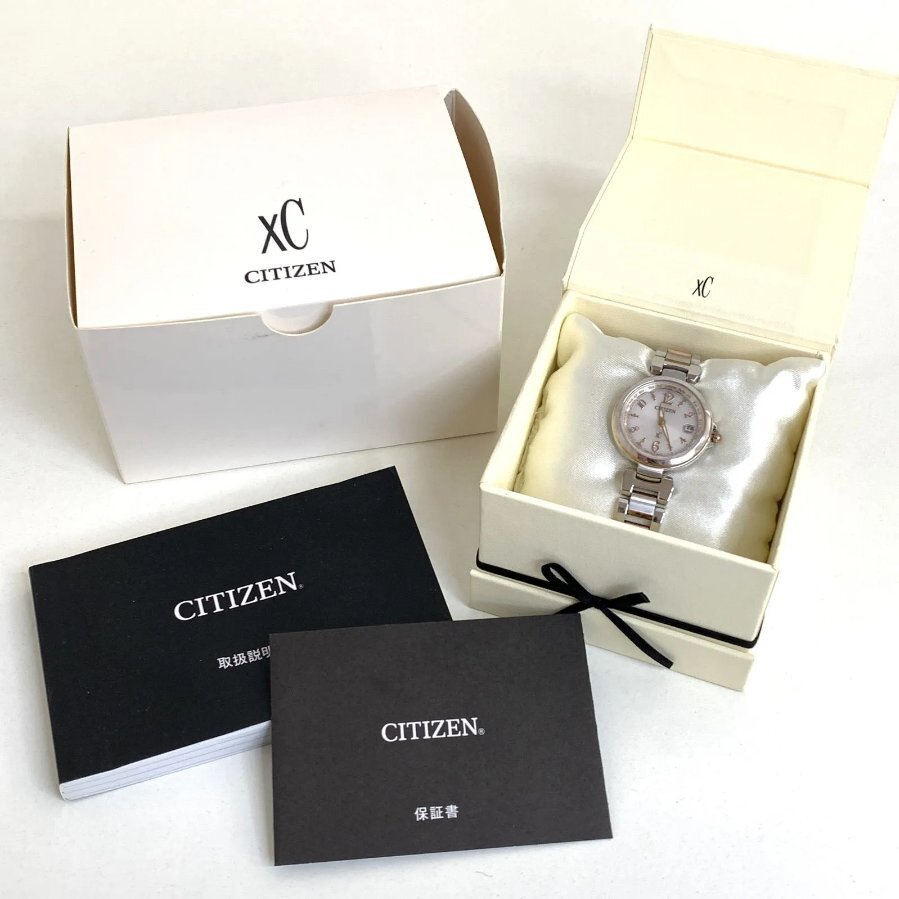 CITIZEN XC H246-T023908 シチズン クロスシー 電波ソーラー 腕時計
