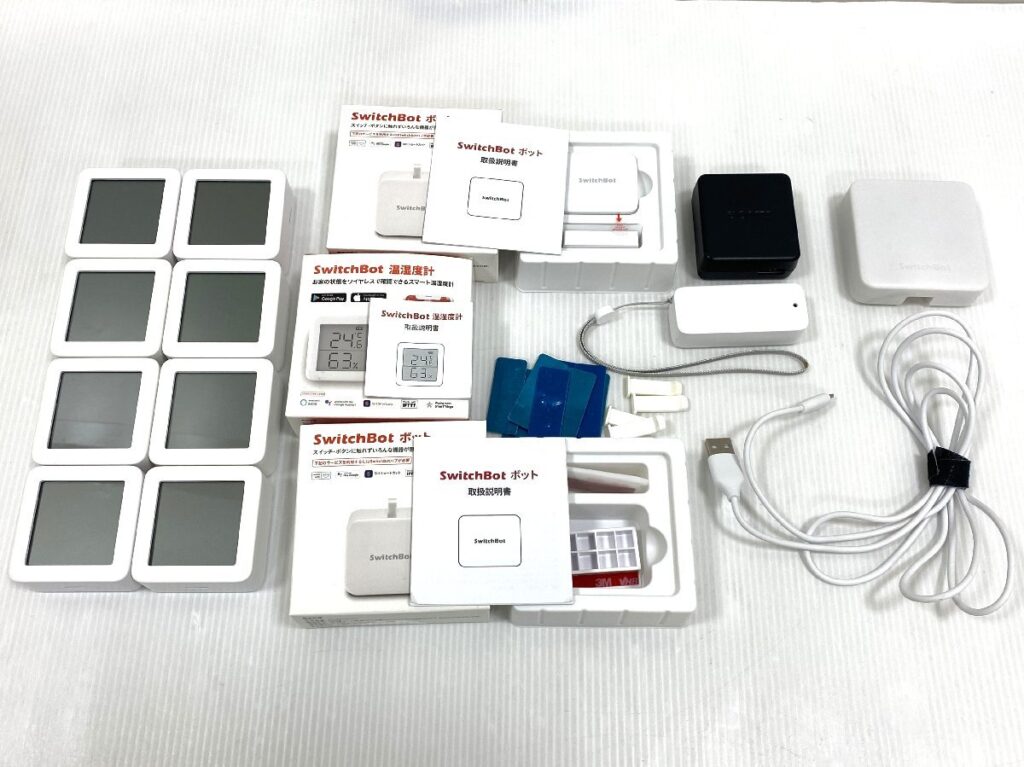 Switch Bot MeterTH S1 W3400010 W0202200/SONY ACアダプター AC-UB10 スイッチボット 計11点まとめ 温度湿度計