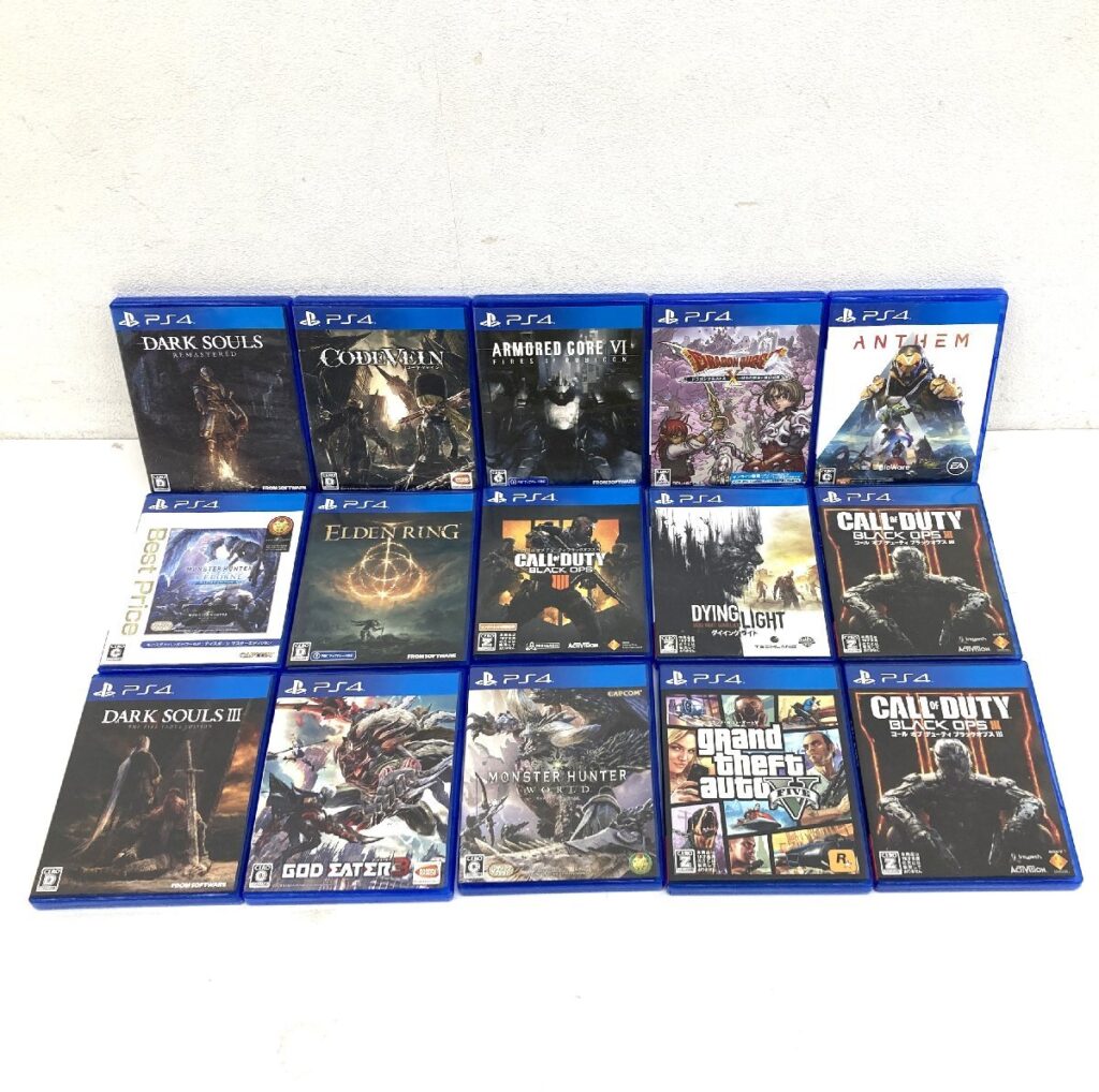 PS4 ソフトまとめ 15点